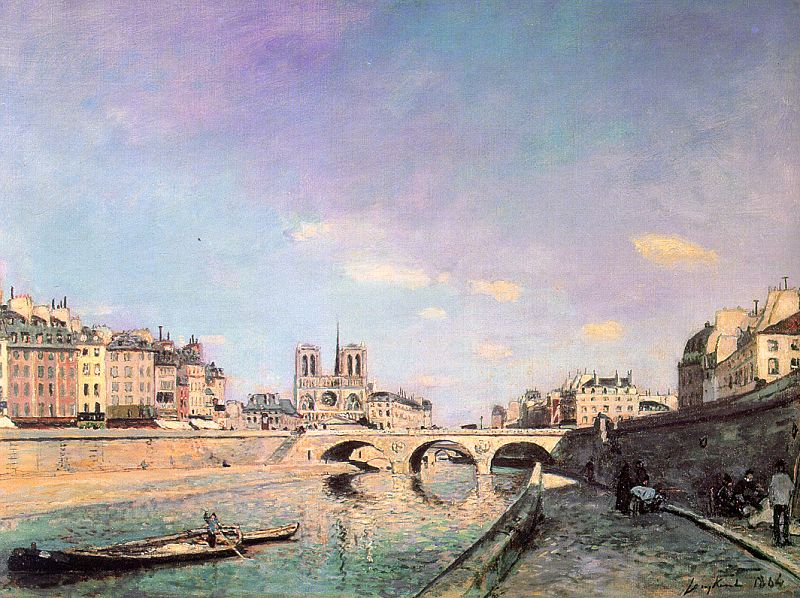 Johann Barthold Jongkind The Seine and Notre Dame in Paris